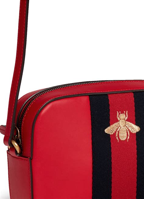 gucci bee bag pink|gucci bee crossbody bag.